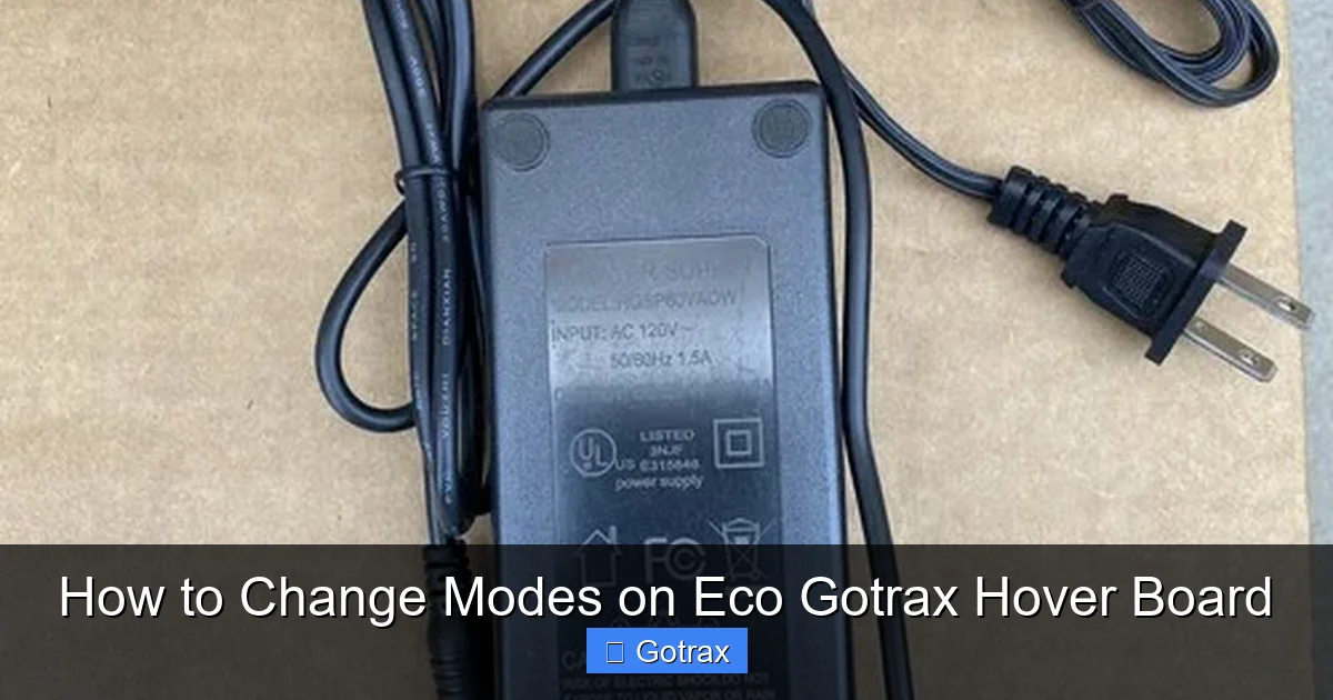 How to Change Modes on Eco Gotrax Hover Board