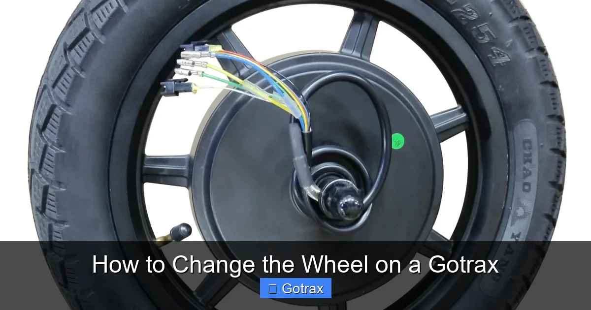 How to Change the Wheel on a Gotrax