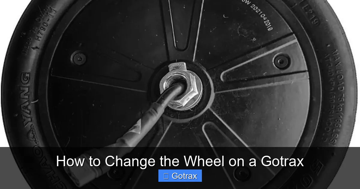 How to Change the Wheel on a Gotrax