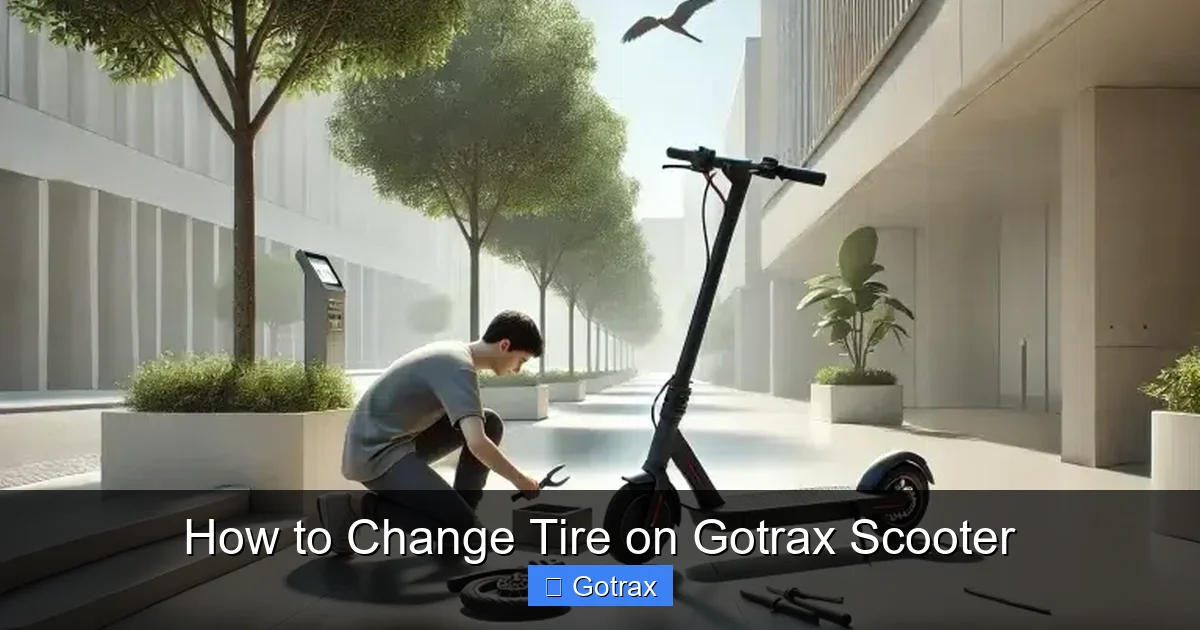 How to Change Tire on Gotrax Scooter