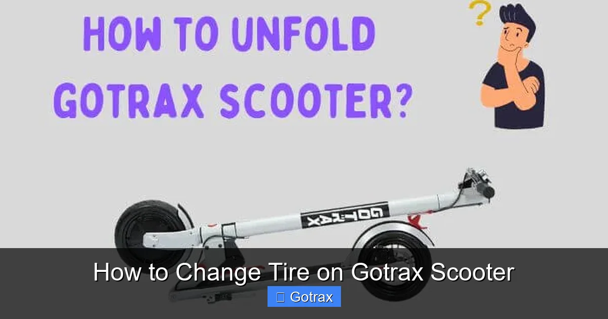 How to Change Tire on Gotrax Scooter