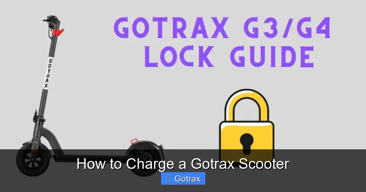 How to Charge a Gotrax Scooter