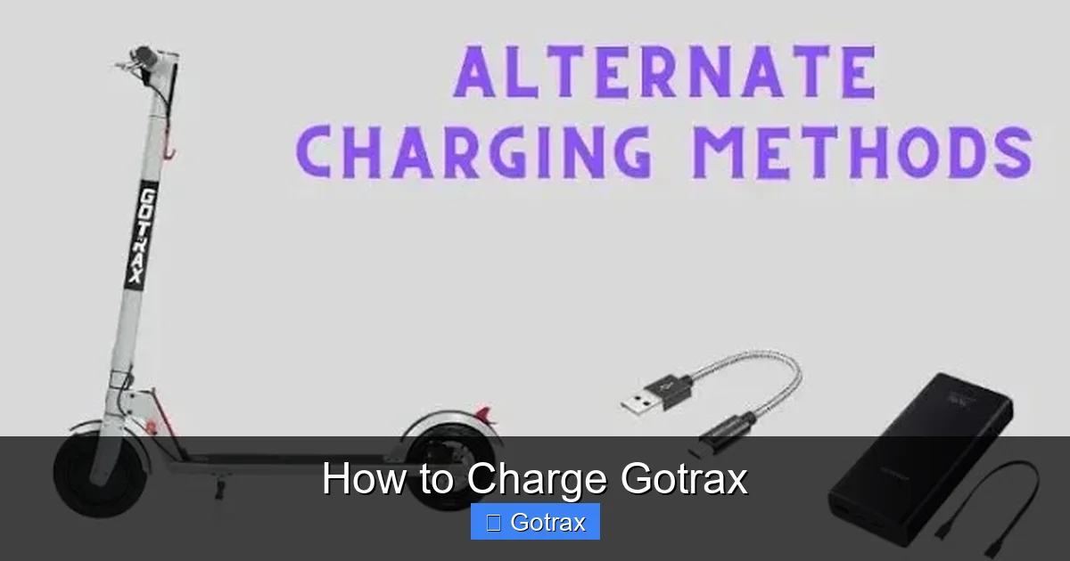 How to Charge Gotrax