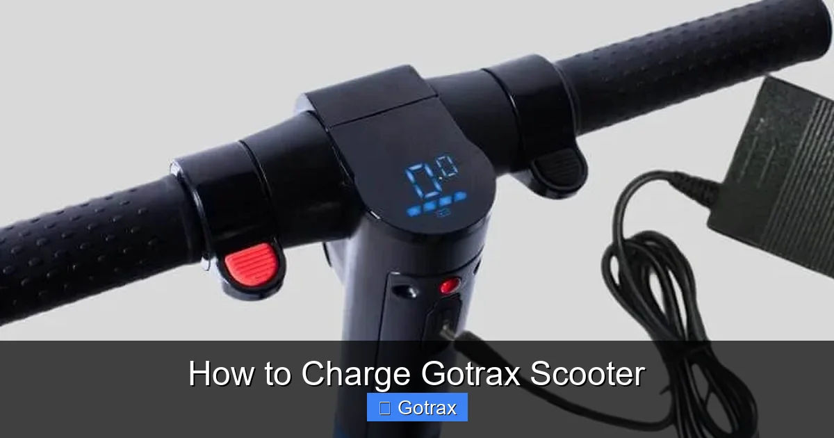 How to Charge Gotrax Scooter