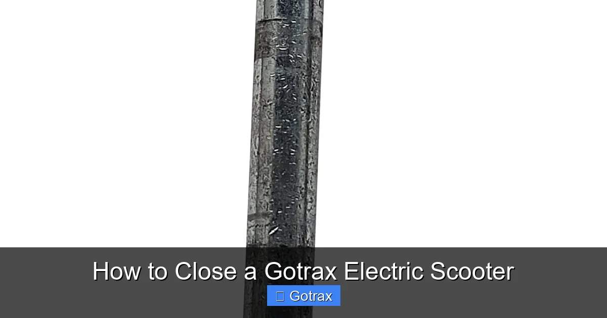 How to Close a Gotrax Electric Scooter