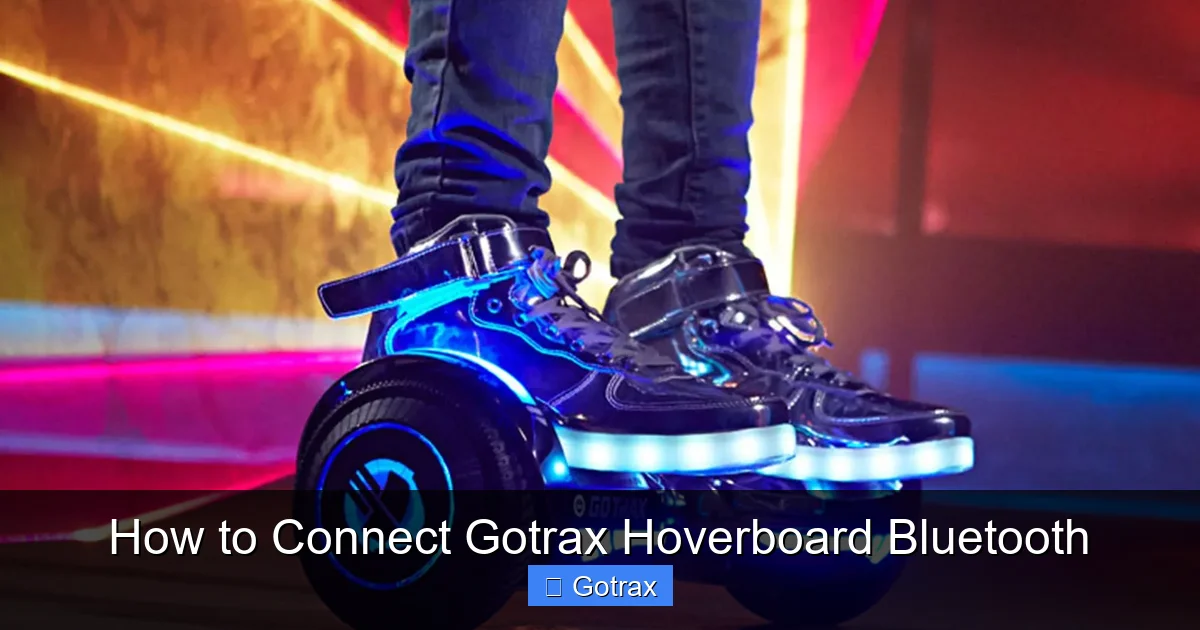 How to Connect Gotrax Hoverboard Bluetooth