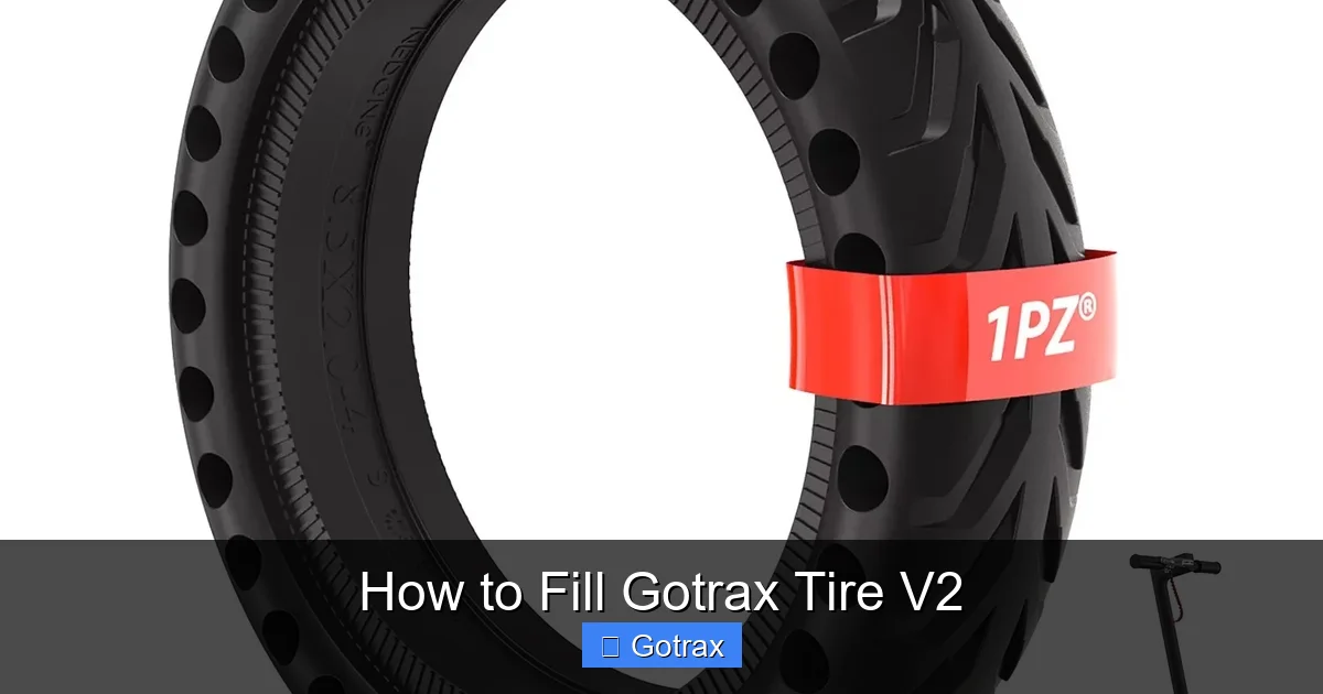 How to Fill Gotrax Tire V2
