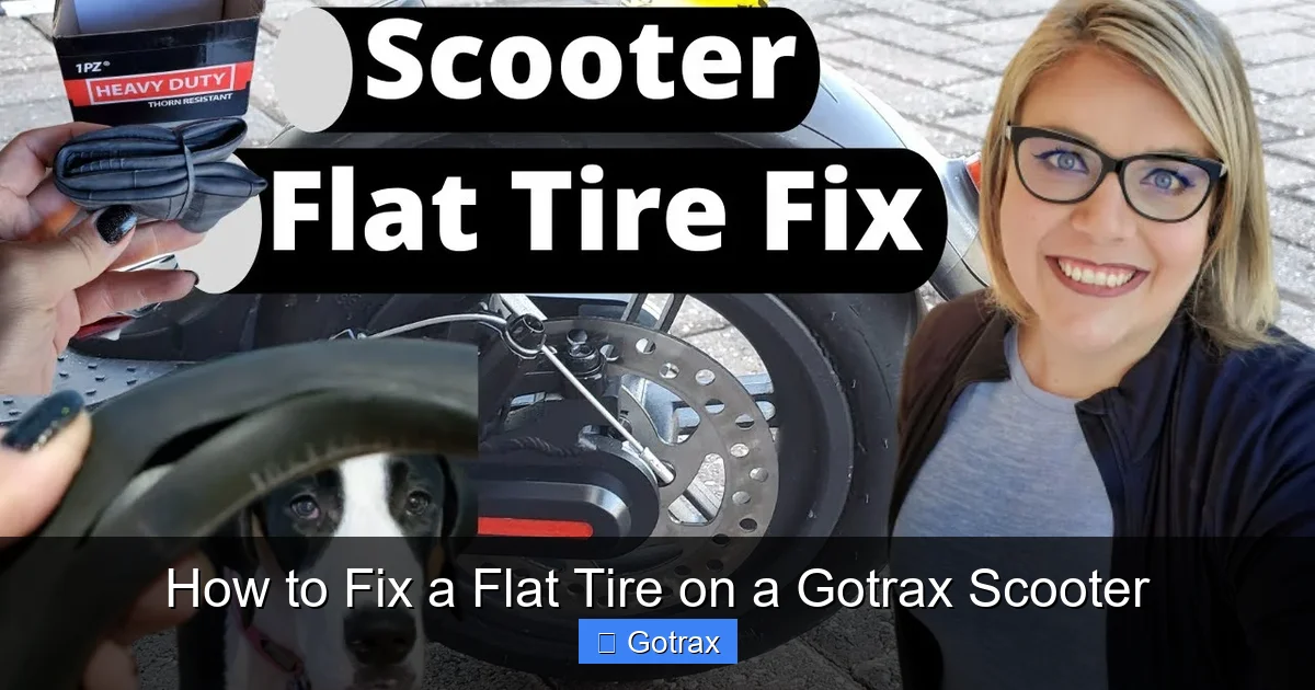 How to Fix a Flat Tire on a Gotrax Scooter