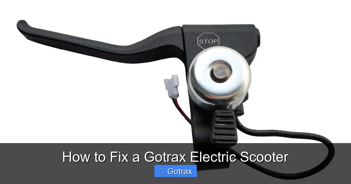 How to Fix a Gotrax Electric Scooter