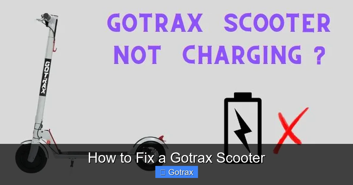 How to Fix a Gotrax Scooter