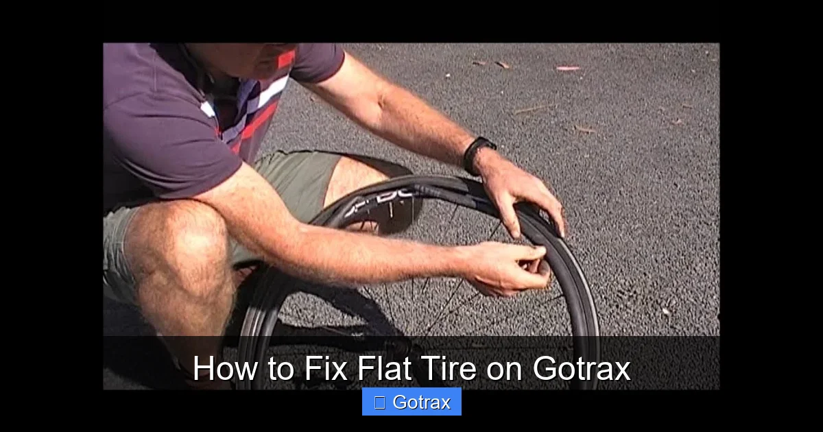 How to Fix Flat Tire on Gotrax