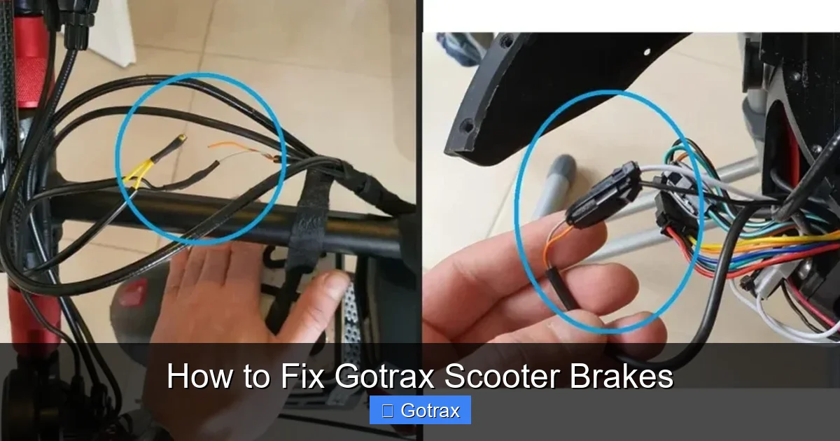 How to Fix Gotrax Scooter Brakes