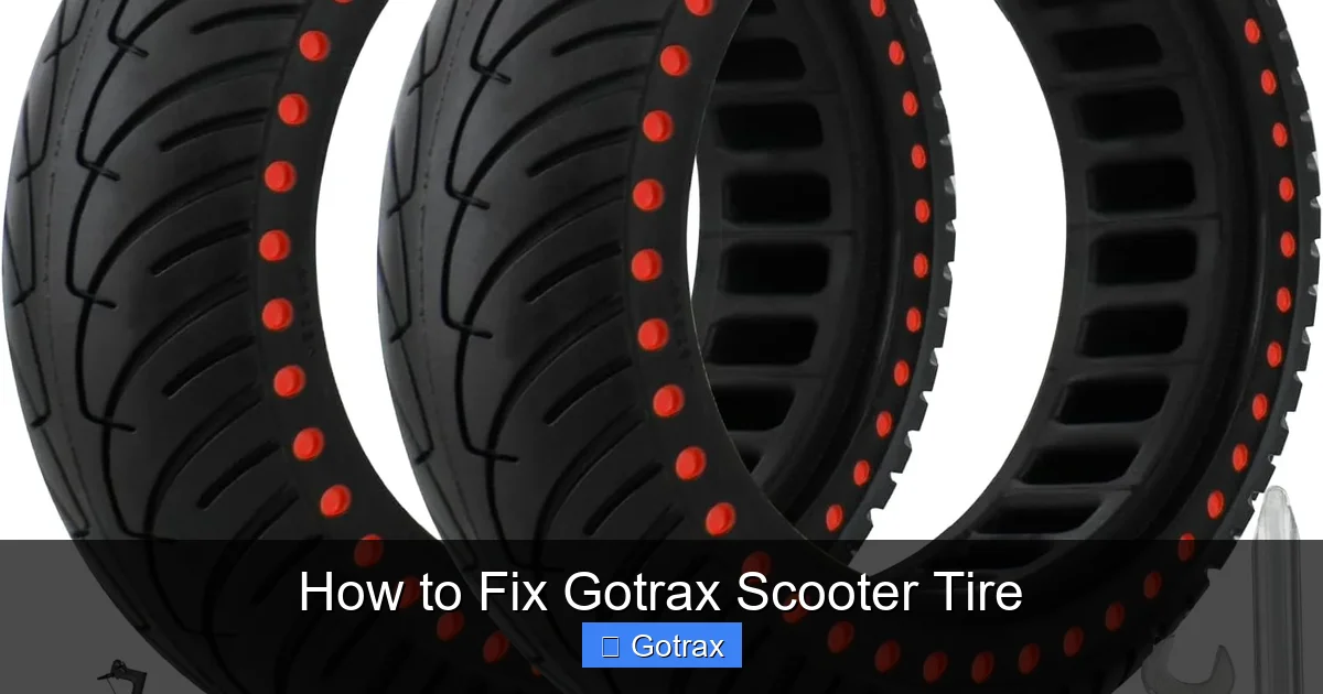How to Fix Gotrax Scooter Tire