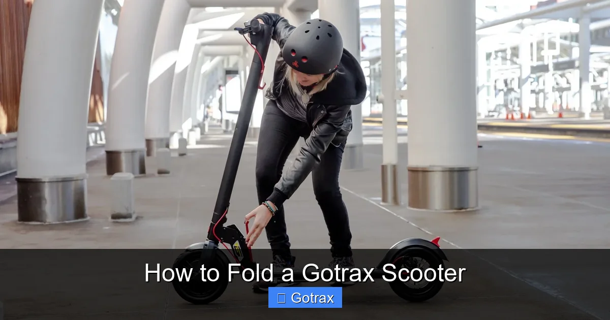 How to Fold a Gotrax Scooter