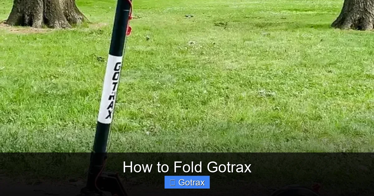 How to Fold Gotrax