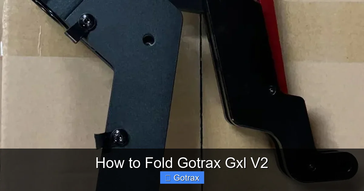 How to Fold Gotrax Gxl V2