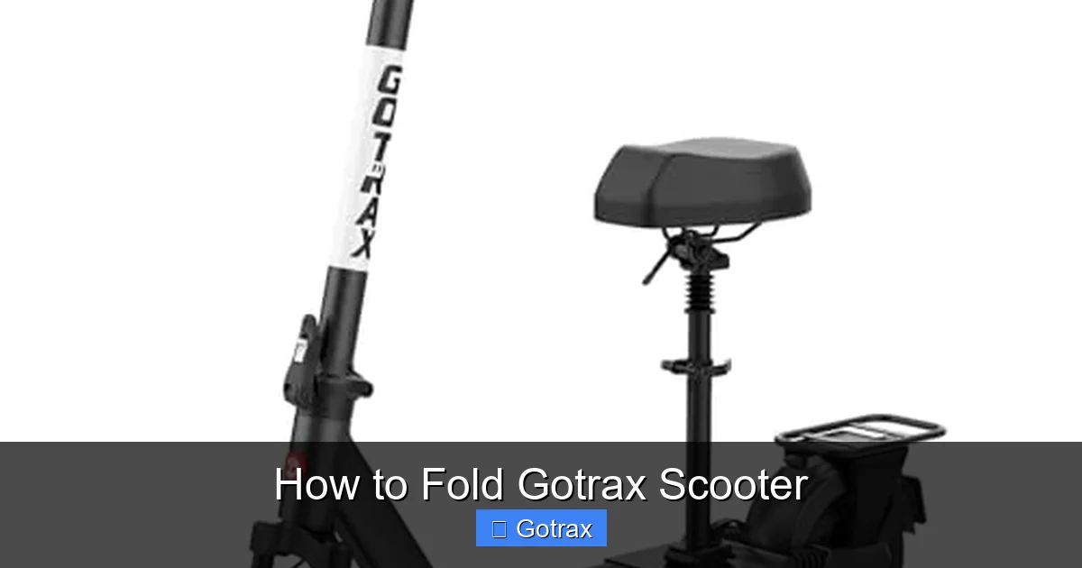 How to Fold Gotrax Scooter