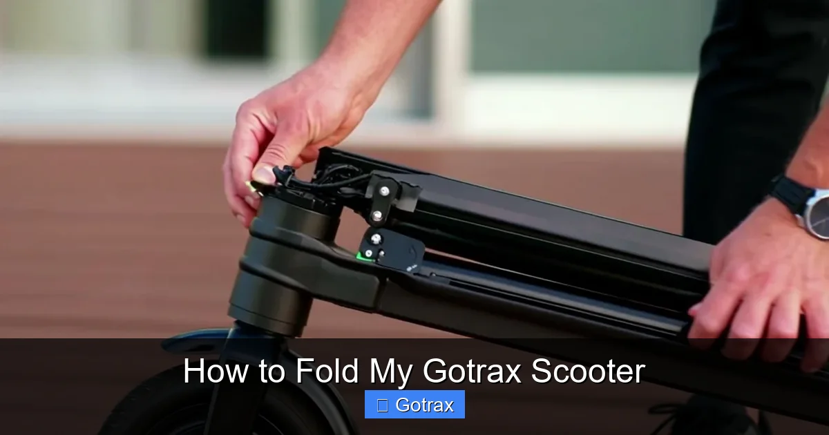 How to Fold My Gotrax Scooter