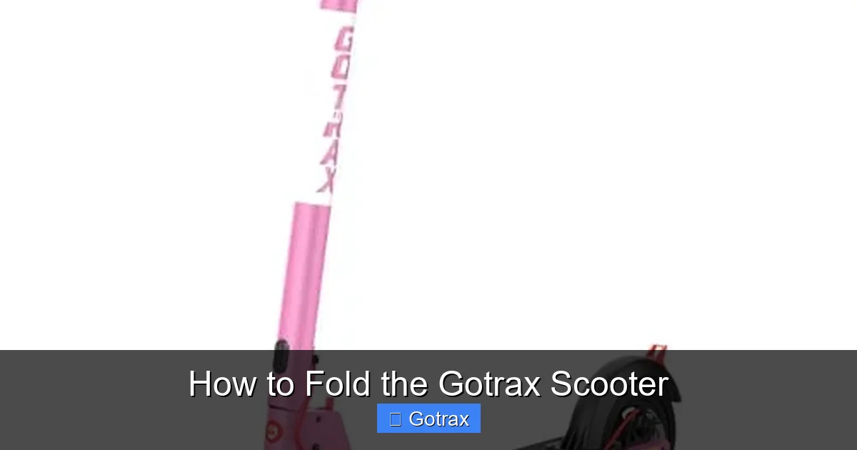 How to Fold the Gotrax Scooter