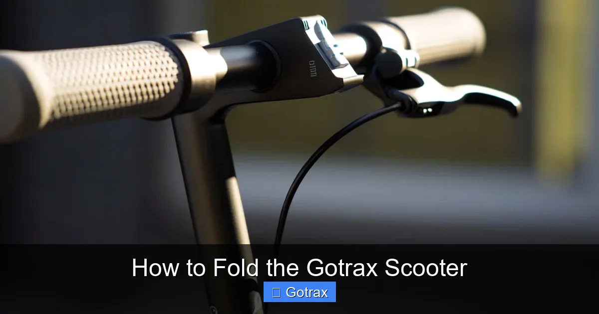 How to Fold the Gotrax Scooter