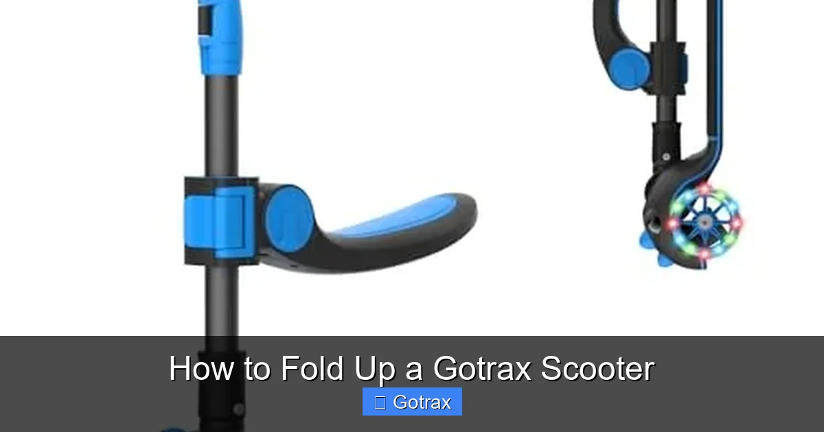 How to Fold Up a Gotrax Scooter