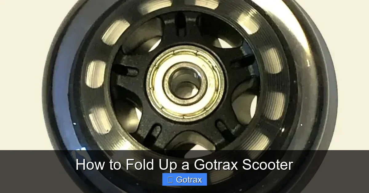 How to Fold Up a Gotrax Scooter