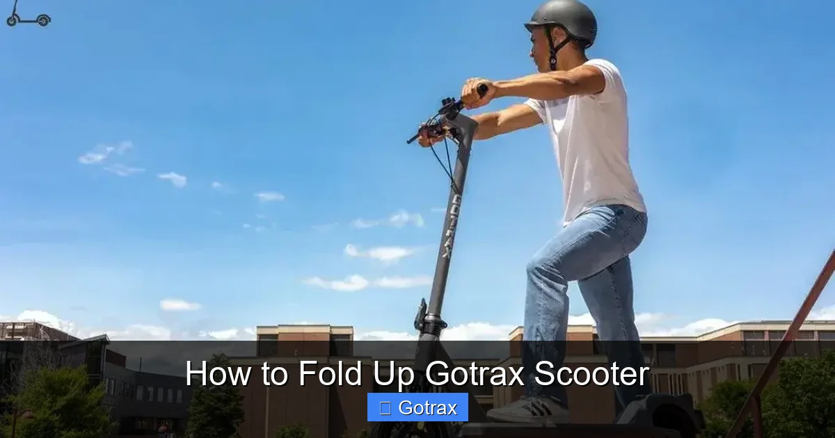 How to Fold Up Gotrax Scooter