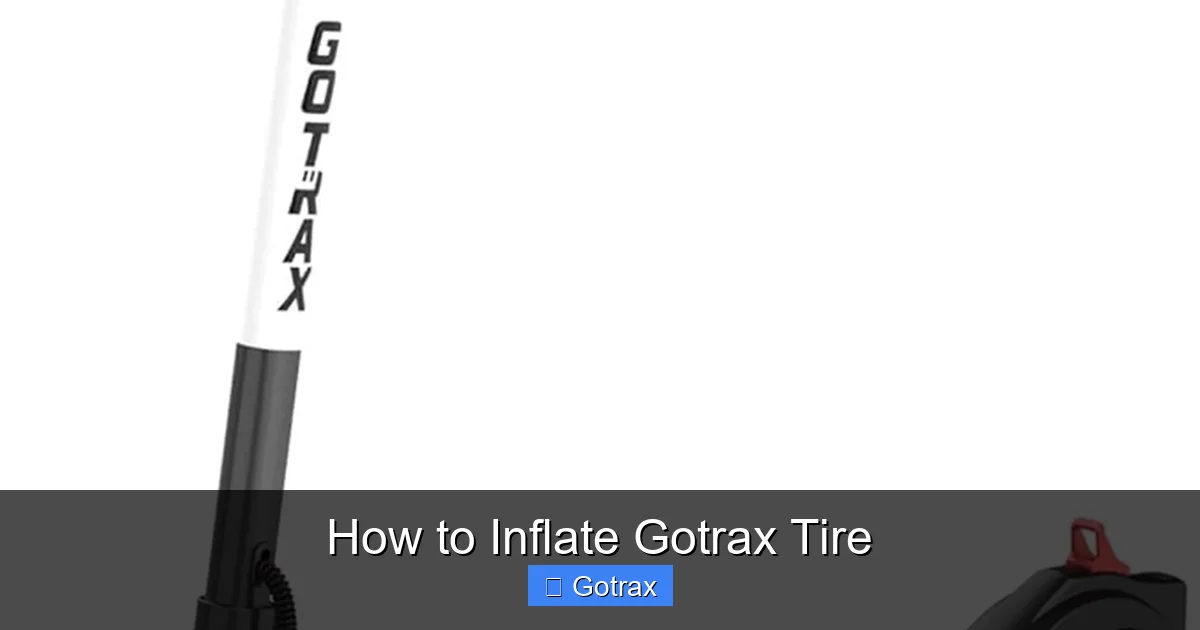 How to Inflate Gotrax Tire