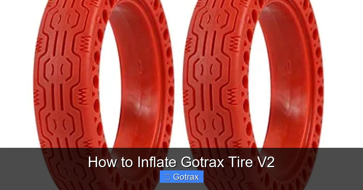 How to Inflate Gotrax Tire V2