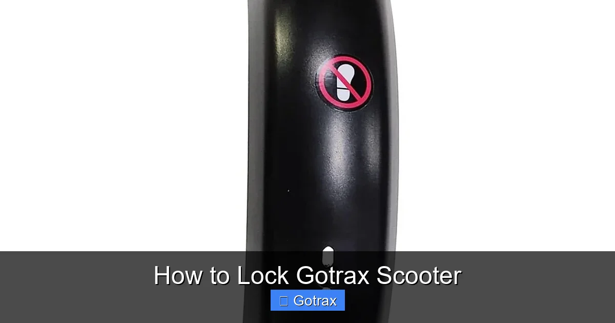 How to Lock Gotrax Scooter