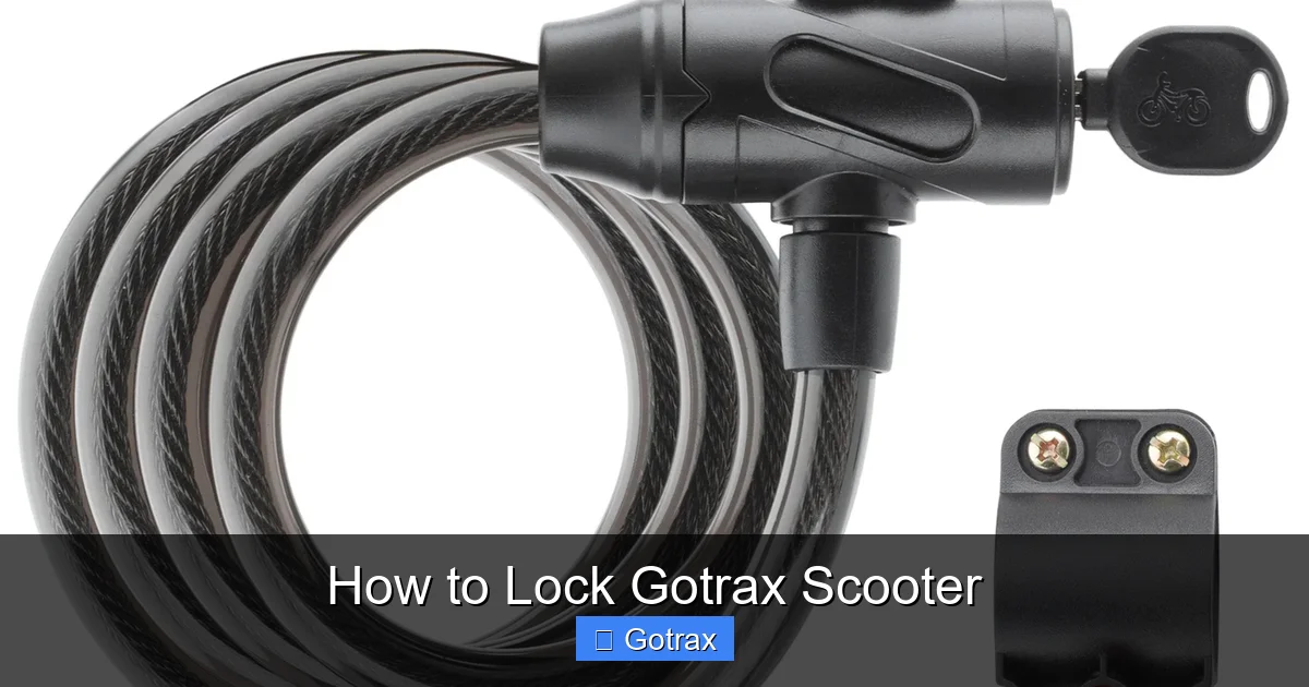 How to Lock Gotrax Scooter