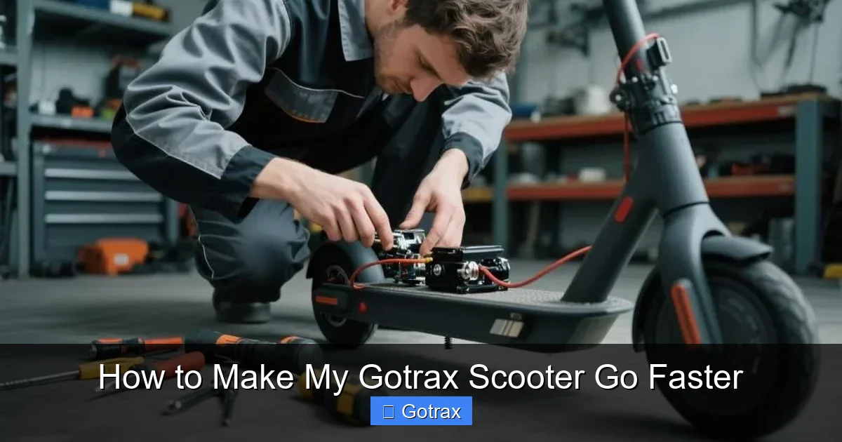 How to Make My Gotrax Scooter Go Faster