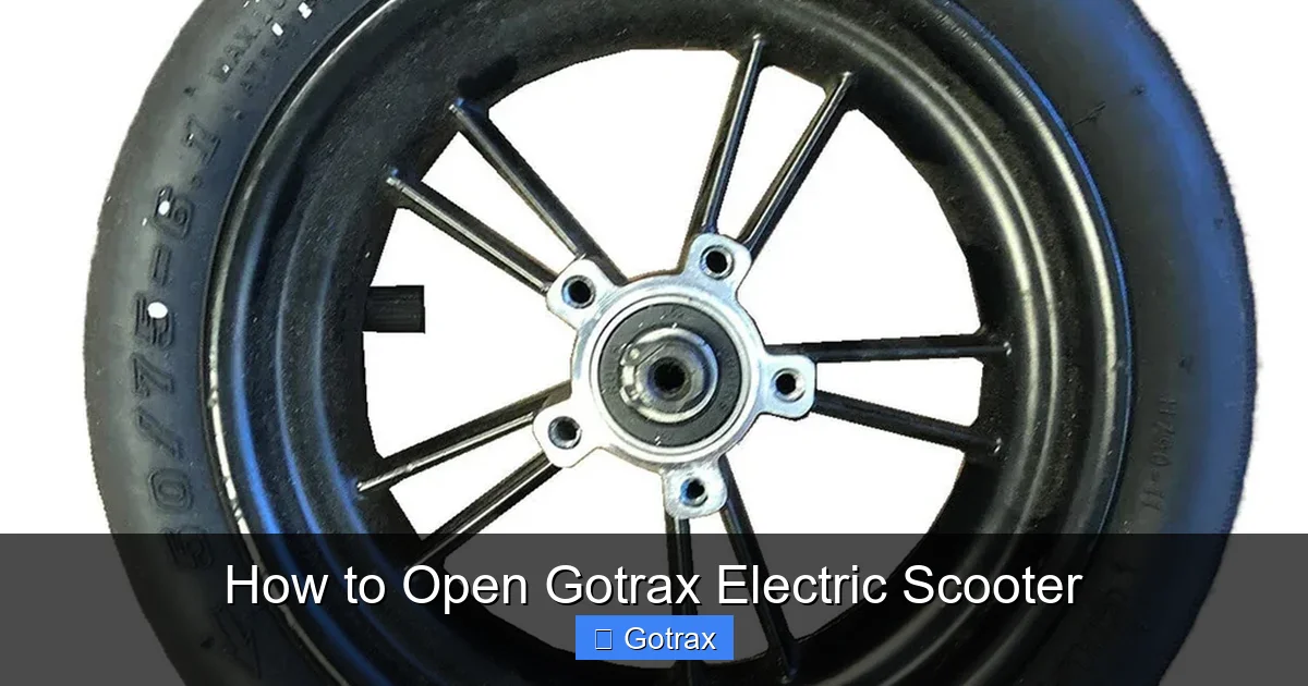 How to Open Gotrax Electric Scooter