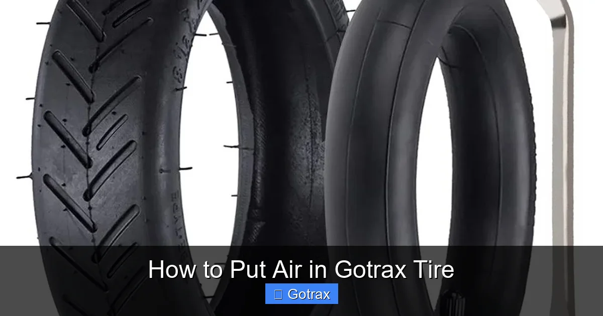 How to Put Air in Gotrax Tire