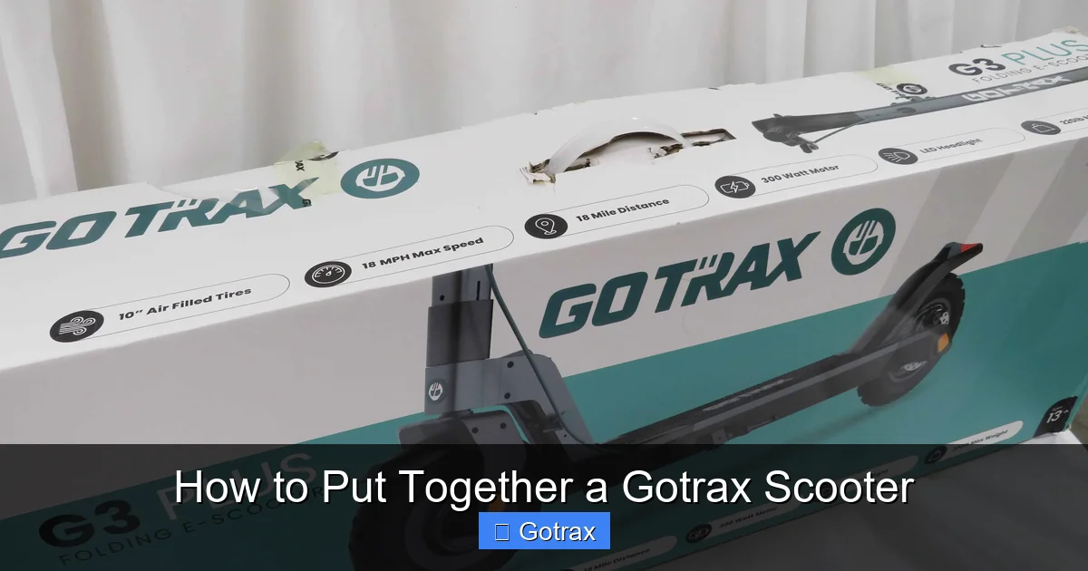 How to Put Together a Gotrax Scooter