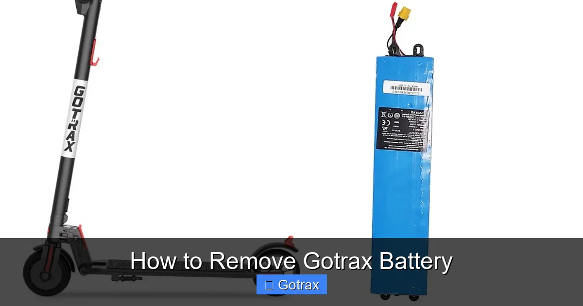 How to Remove Gotrax Battery