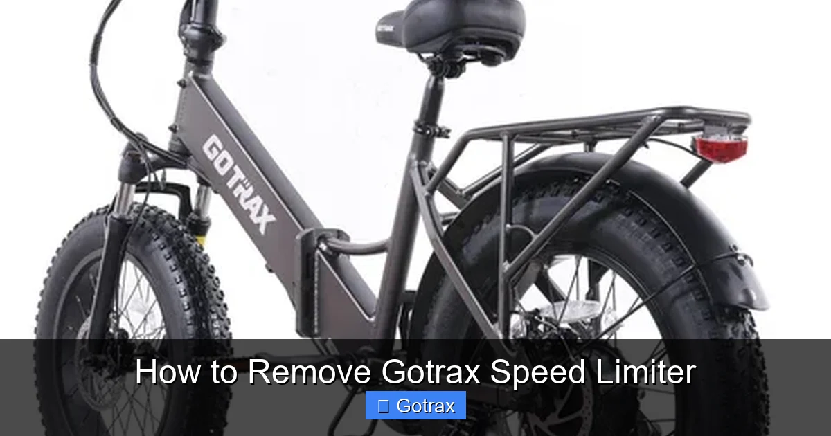 How to Remove Gotrax Speed Limiter