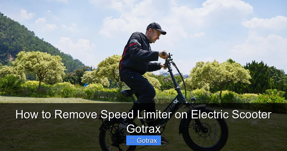 How to Remove Speed Limiter on Electric Scooter Gotrax