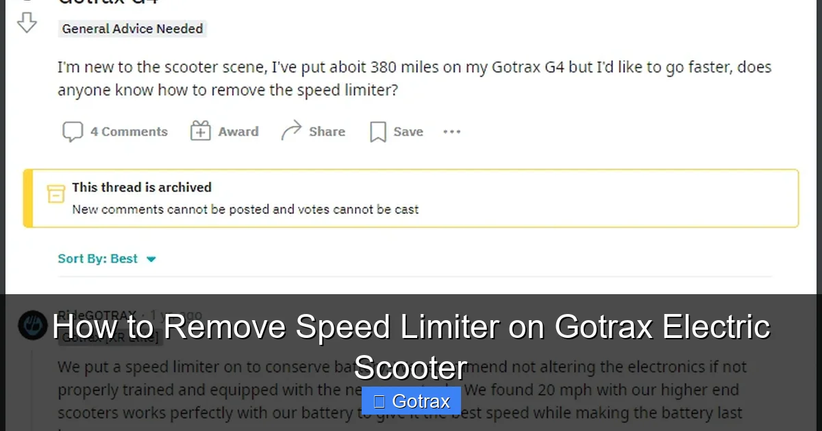 How to Remove Speed Limiter on Gotrax Electric Scooter