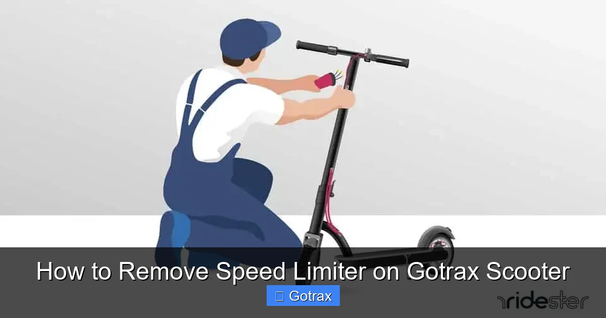 How to Remove Speed Limiter on Gotrax Scooter