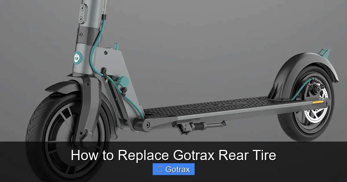 How to Replace Gotrax Rear Tire