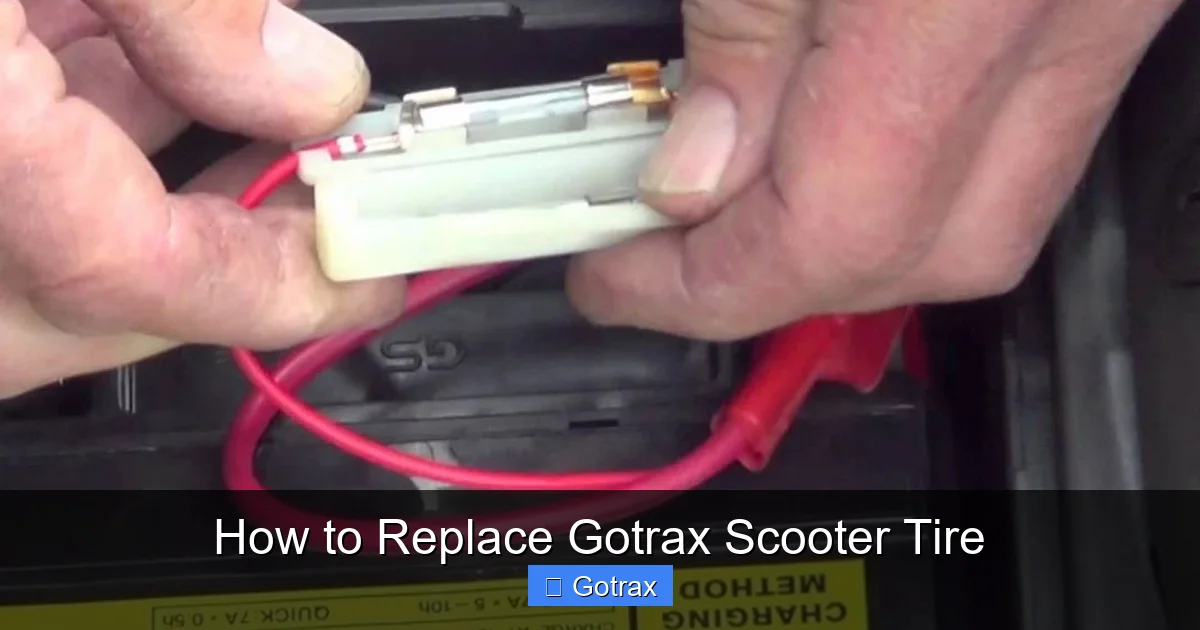 How to Replace Gotrax Scooter Tire