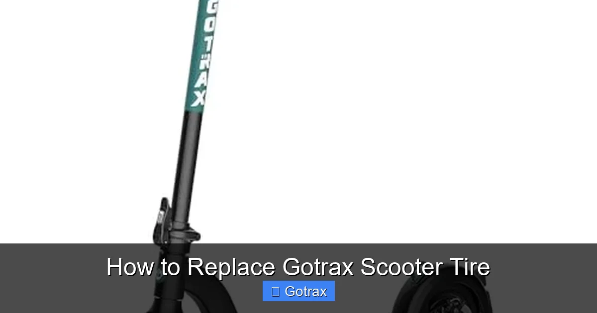 How to Replace Gotrax Scooter Tire