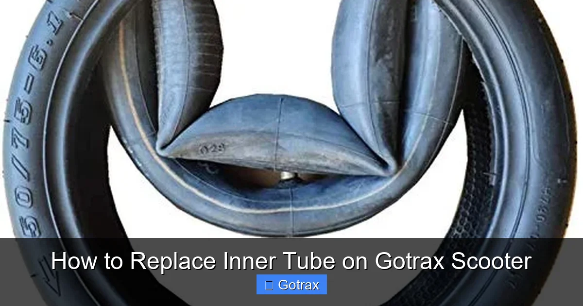 How to Replace Inner Tube on Gotrax Scooter