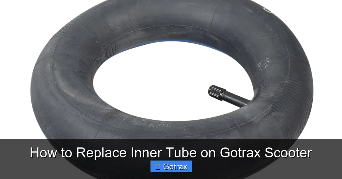 How to Replace Inner Tube on Gotrax Scooter