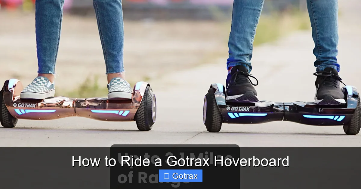 How to Ride a Gotrax Hoverboard