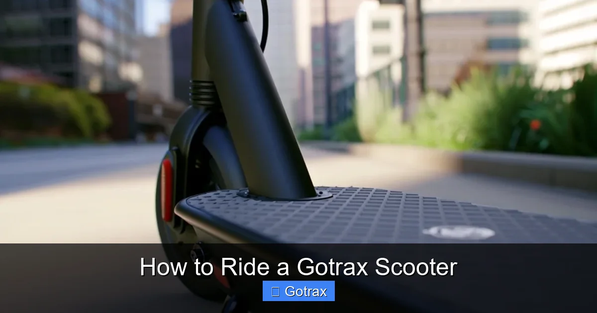 How to Ride a Gotrax Scooter