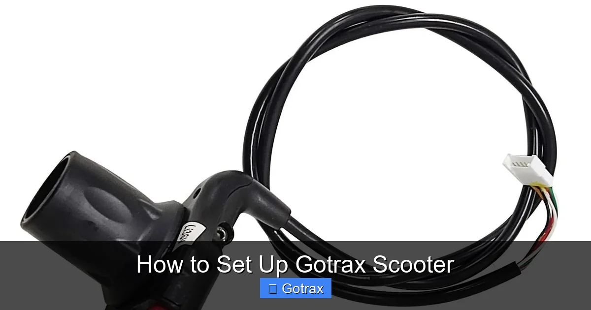 How to Set Up Gotrax Scooter