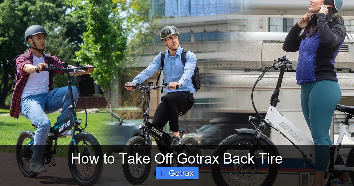 How to Take Off Gotrax Back Tire