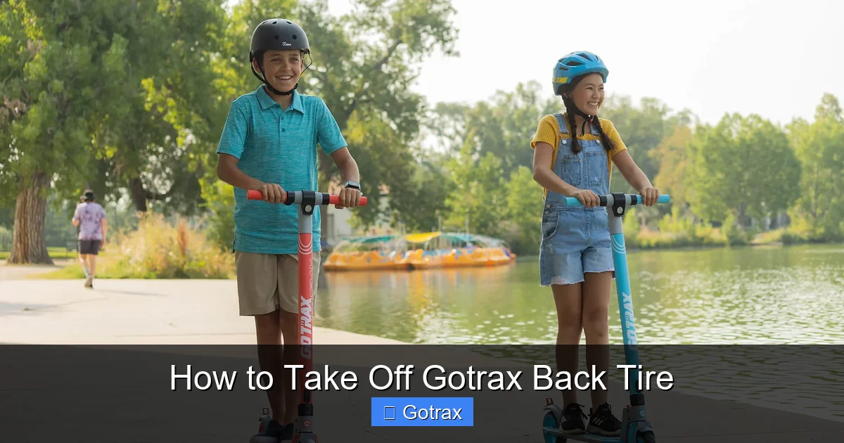 How to Take Off Gotrax Back Tire